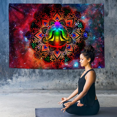 Chakra x Mandala x Universe Wall Hanging Tapestry-Your Soul Place
